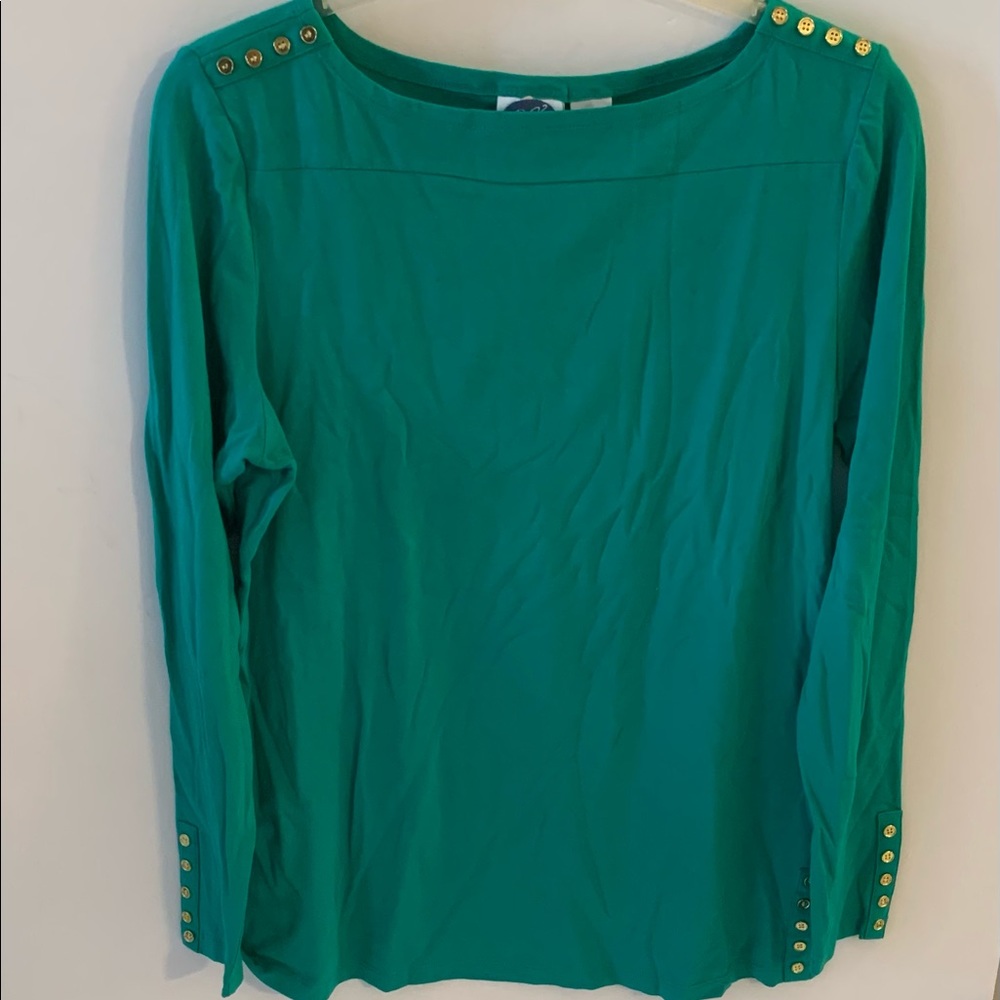 DG2 by Diane Gilman Top with Button Detail